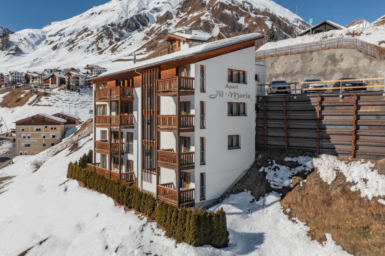Jil-Marie Samnaun Studiowohnung Nummer 3 Bagian luar foto