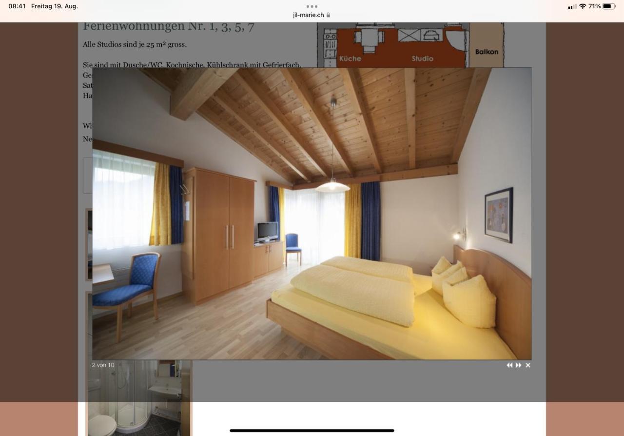 Jil-Marie Samnaun Studiowohnung Nummer 3 Bagian luar foto